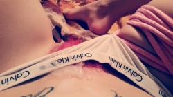 alorali: Last night’s aftermath..panties pulled to the side