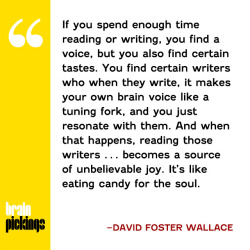 explore-blog:  David Foster Wallace on writing and how we find