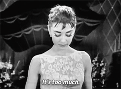 Audrey Hepburn winning the Best Actress Oscar for ‘Roman Holiday’