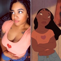 thickgirlsweremade4cuddling:Modern Day Nani Pelekai 💕 uncanny