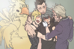 chiihun:  i just finished chocobros, and my soul weeps~ お疲れ様です