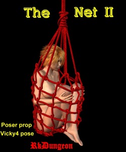 The Net II  A net prop for Victoria 4 or any other figure or