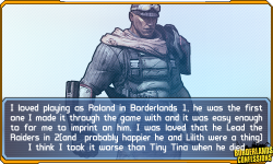 borderlands-confessions:  “I loved playing as Roland in Borderlands