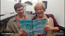 ryanrussell:  popculturebrain:  First Look: Jim Carrey and Jeff