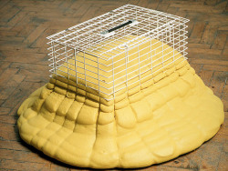 nicecollection:David Shrigley - Cat basket, 2001, Polyurathane