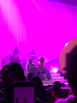 agdaily:  Fan taken photos of Ariana Grande and Mac Miller performing