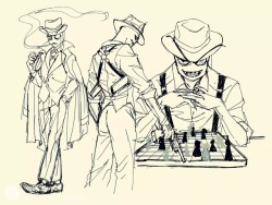 linlin24:  Gangster AU black hat draft!!..my skills are incapable