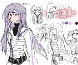 purple finally hAS A NAMEeeee Name: Arcadia Age: 22 Occupation: