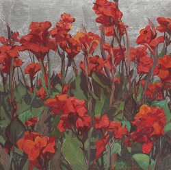 thunderstruck9: Jane Peterson (American, 1876-1965), Red Cannas,