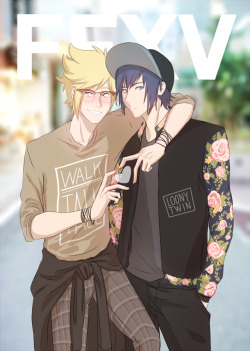 loonytwin:    my full piece for ffxvogue !! once again thank
