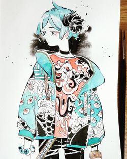 maruti-bitamin:  spooky lookbook 👀/7/ #inktober2016