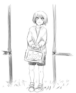 flowerwtch:  baby armin going to school for the first time 