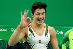 edcapitola:  Good looking, 2016 Brazilian Olympic gymnast, Authur