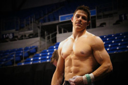 mancrushoftheday:  Chris Brooks #gymnastics #muscle The Man