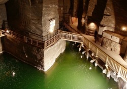 sixpenceee:The Wieliczka Salt Mine is located in Poland. The