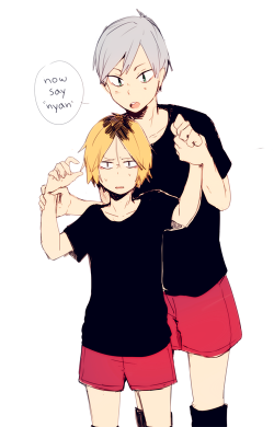 pyayaya:  (old) doodles from twitter I love kenma so much
