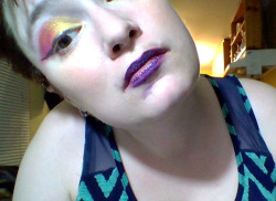So this is my “unimpressed face”.This is OCC lip tar in