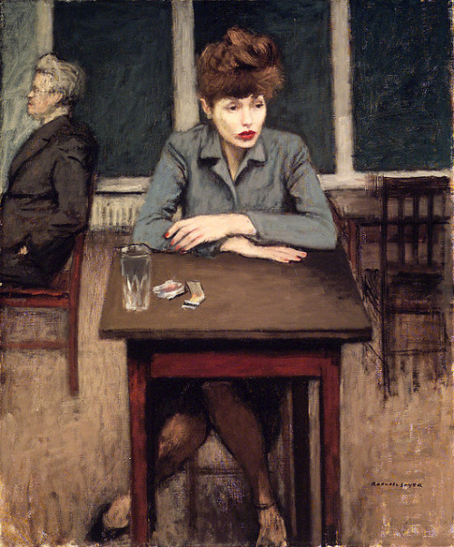 Raphael Soyer.Â Cafe Scene.Â 1946.