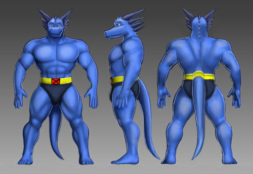 BeastdragonA model commission character sheet I got from BeastofHeart,