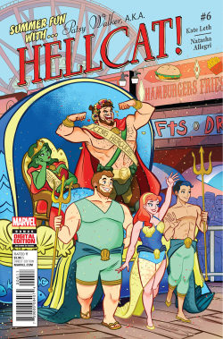 kateordie:  PATSY WALKER AKA HELLCAT #6 is out TODAY, with art