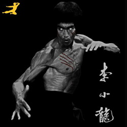 theblindninja:  Bruce Lee -   Artwork is by Seung Eun Kim  