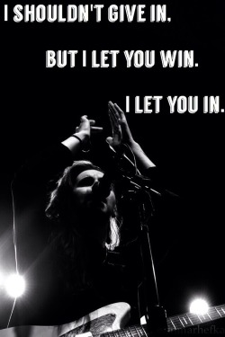 punk-pvris:  Let them in -// PVRIS (not my photo just my edit)