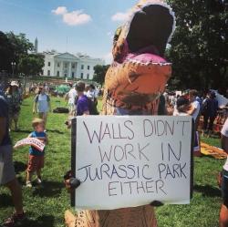 memecage:“Walls didn’t work in Jurassic Park either”