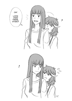 herokick:  once in a while, Satsuki remembers that Ryuko is quite