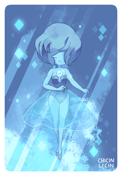 chicinlicin:  Blue and Yellow Diamond Pearls! (hmm, might go