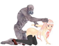 Cute lolicon hentai girl getting fucked by a mutant zombieâ€™s