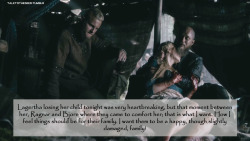 talktotheseer:    Lagertha losing her child tonight was very