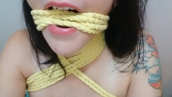 tieduptee: ➰😈 Throat Rope Thursday! 😈➰ @bdsmgeekshop