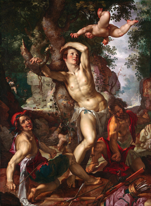 immaginaria:Joachim Wtewael, Il Martirio di San Sebastiano, 1600(169x125cm,