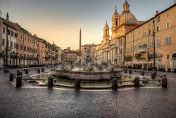allthingseurope:  Piazza Navona, Rome (by Giuseppe Moscato)