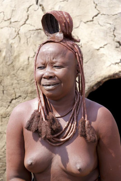 Namibian Himba girl, by Georges Courreges.