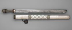 art-of-swords:  Sword and Scabbard Dated: circa 1750 - 1850 Culture: