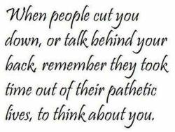 so pay no attention to the naysayers dont listen to them listen