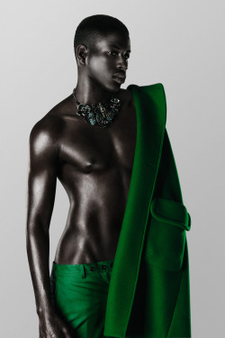 66lanvin:  haroldnmod:  M’Baye @ Ford Models NY shot by Rodrigo