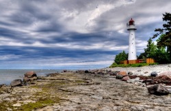 worldoflighthouses:  Vormsi (Saxby) Lighthouse, Saxby, Vormsi