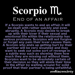 zodiacsociety:  Scorpio and the end of an affair  AMAZING!!!