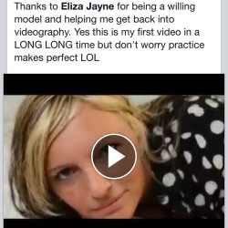 Check out my video of Eliza Jayne  @modelelizajayne yes I’m