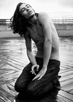 thorodinson:Ezra Miller photographed by Kai Z Feng for Out Magazine