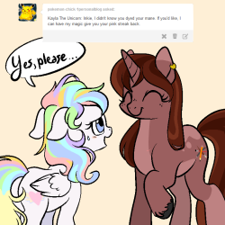 ask-inkieheart:  ♥ askkaylatheunicorn ♥  Aww, I like the