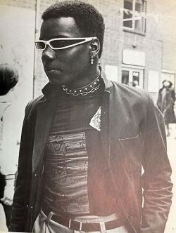 theunderestimator: A black punk, fan of the early London punk