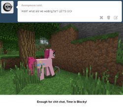 pinkie-the-minecrafter:  Seems like Pinkie cant see much because