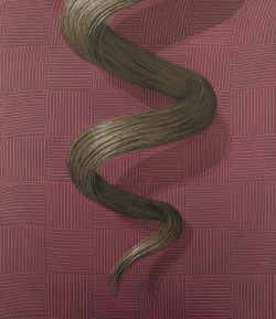 Domenico Gnoli (Italian, 1933-1970); Curl cioè ricciolo, 1965;