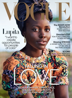 vogue:  Lupita Nyong'o stars on the cover of our October issue! Read