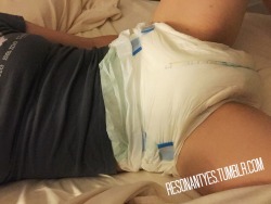 resonantyes:  Why wear one diaper when you could wear two? Also,