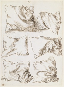 design-is-fine:Albrecht Dürer, six pillows (verso), pen and