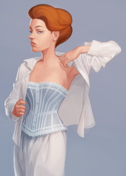 viivus:  I, too, have drawn Rosalind in a corset (and then gave